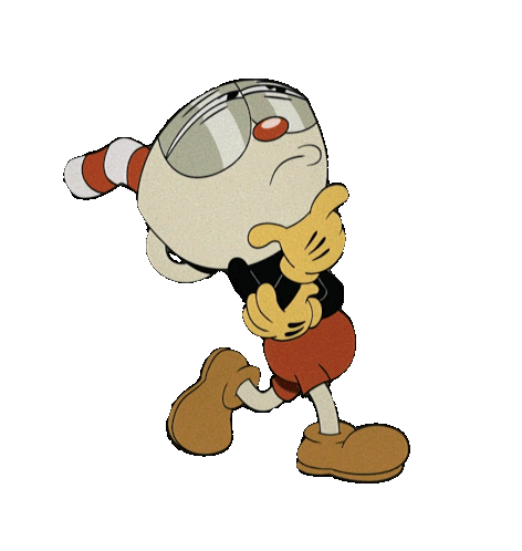 Oh Well Cuphead Sticker - Oh Well Cuphead The Cuphead Show Stickers