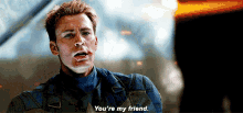Youre My Friend Captain America GIF - Youre My Friend Captain America Chris Evans GIFs