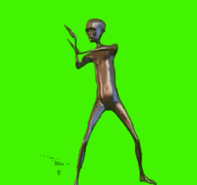 Funny alien online dance