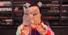 Look Finger Puppets GIF - Look Finger Puppets Cats GIFs