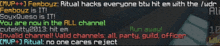 a screenshot of a video game that says run away on it