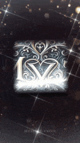 a musical voice logo that is on a dark background