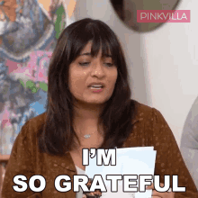 Im So Grateful Amandeep Kaur GIF - Im So Grateful Amandeep Kaur Pinkvilla GIFs