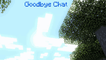 mayerhero flying minecraft goodbye chat sky