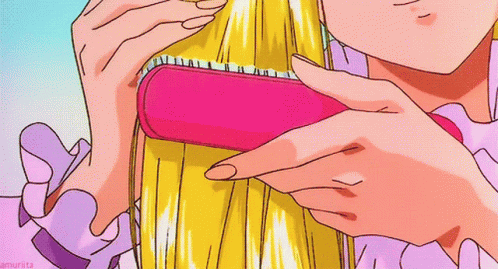 Anime Brush Hair GIF - Anime Brush Hair Sailor Moon - Discover & Share GIFs