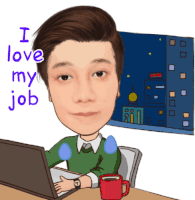 I Love My Job Cry Sticker - I Love My Job Cry Tears Stickers