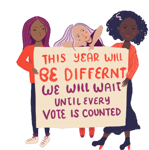 Womensmarch Ths Year Will Be Different Sticker - Womensmarch Ths Year Will Be Different We Will Wait Stickers