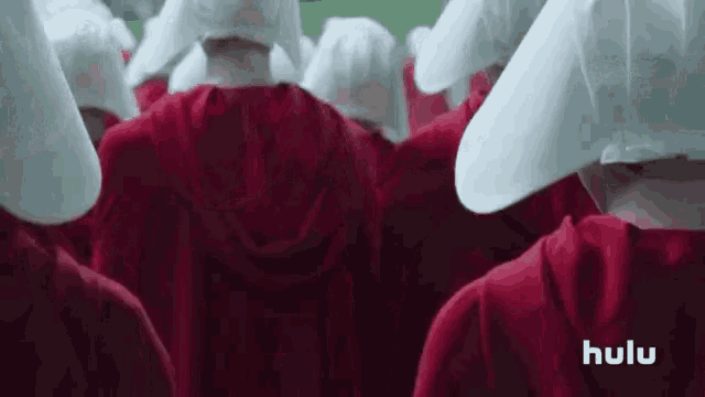 The Handmaids Tale Hulu GIF - The Handmaids Tale Hulu Red Dress GIFs