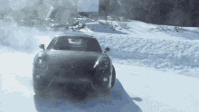 Driving In Snow Car GIF - Driving In Snow Car Drift GIFs