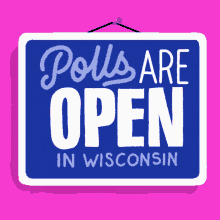 Polls Are Open In Wisconsin Wi GIF - Polls Are Open In Wisconsin Wisconsin Wi GIFs