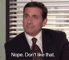 Nope The Office GIF - Nope The Office Dont Like That GIFs