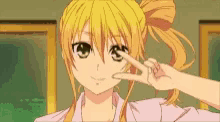 Peace Anime GIF - Peace Anime Cute GIFs