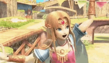 Waving Zelda GIF - Waving Zelda Hi There GIFs