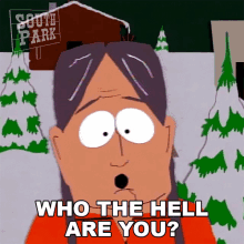Who The Hell Are You Chief Running Water GIF - Who The Hell Are You Chief Running Water South Park GIFs