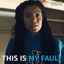 This Is My Fault Marie Moreau GIF - This Is My Fault Marie Moreau Gen V GIFs