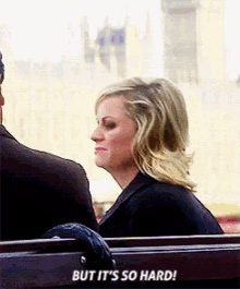 But It'S So Hard GIF - Hard Amy Poehler Parks And Rec GIFs