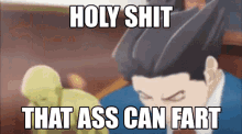 Ace Attorney Phoenix Wright GIF - Ace Attorney Phoenix Wright Damn That Ass Can Fart GIFs