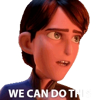 We Can Do This Jim Lake Jr Sticker - We Can Do This Jim Lake Jr Trollhunters Tales Of Arcadia Stickers