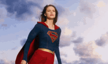 Supergirl Smiling GIF - Supergirl Smiling Flying GIFs