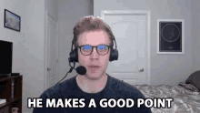 He Makes A Good Point Dave Olson GIF - He Makes A Good Point Dave Olson Agree GIFs