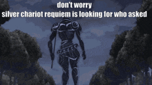 Who Asked Silver Chariot Requiem GIF