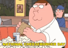 Peter Griffin National Cheeseburger Day GIF - Peter Griffin National Cheeseburger Day Family Guy GIFs