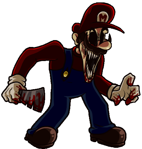 Super Horror Mario Idle Sticker - Super Horror Mario Idle Mad Stickers