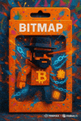 a box that says bitmap with a cartoon character