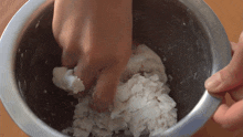 mixing dough two plaid aprons making dough preparing the dough