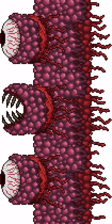 terraria wall of flesh wof disgusting pixel