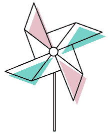 pinwheel windmill spin cute