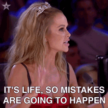 Its Life So Mistakes Are Going To Happen Amanda Holden GIF - Its Life So Mistakes Are Going To Happen Amanda Holden Britains Got Talent GIFs