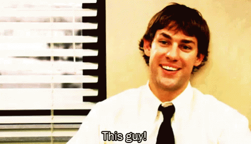 This Guy! GIF - This Guy The Office Jim Halpert - Discover ...