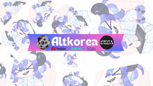 a banner for altkorea shows a girl with a tablet