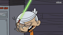 Laser Lincoln Loud GIF - Laser Lincoln Loud The Loud House GIFs