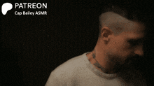 a man with a beard says " genuinely making me sick to my stomach " in front of a black background