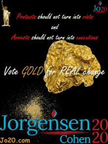 Vote Gold Jo20 GIF - Vote Gold Jo20 Jo Jorgensen GIFs