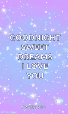 goodnight sparkles night sweet dreams i love you