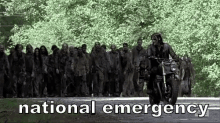 national emergency national emergency walking dead zombie