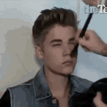 Justin Bieber GIF - Justin Bieber Makeup GIFs