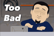 Too Bad GIF - South Park Too Bad Nipple Rub GIFs