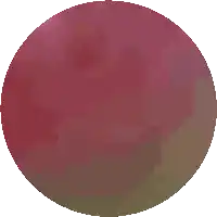 a pixel art drawing of a red circle