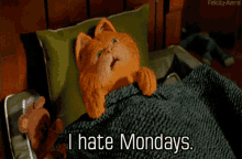 Garfield I Hate Mondays GIF - Garfield I Hate Mondays Monday GIFs