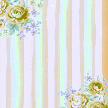 a floral striped background with arabic writing