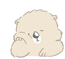 Polar Bear Sleeping Sticker - Polar Bear Bear Sleeping Stickers
