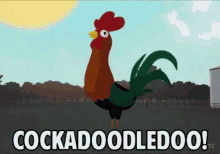 Good Morning Chicken GIF - Good Morning Chicken Cockadoodledoo GIFs