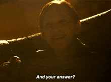 And Your Answer Vadic GIF - And Your Answer Vadic Picard GIFs