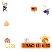 hinata de tinn holds a volleyball in his hand