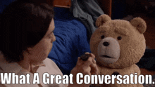 Ted What A Great Conversation GIF