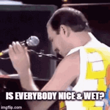 Nice And Wet 80s Freddie GIF